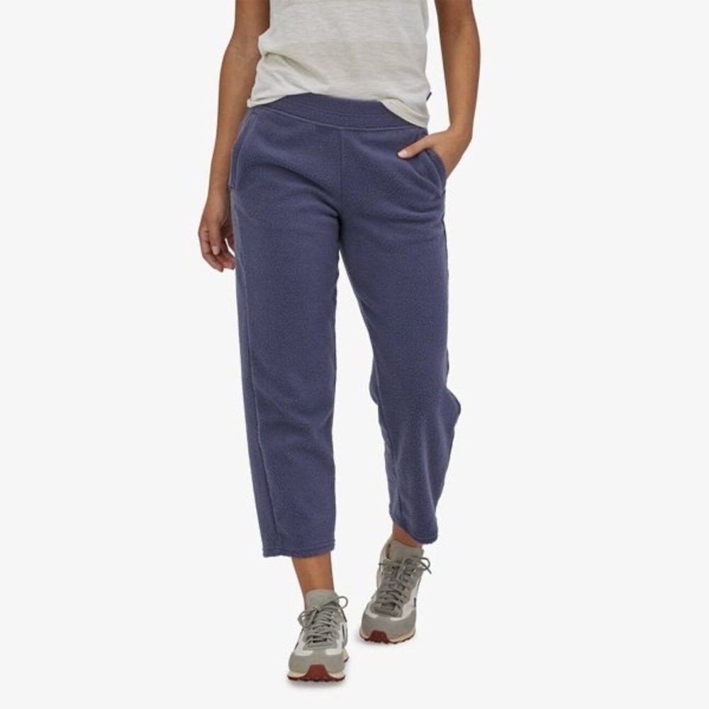 Patagonia Women's Shearling Crops New Navy Pants NWT Size‎ XL